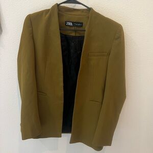 Zara olive green blazer
